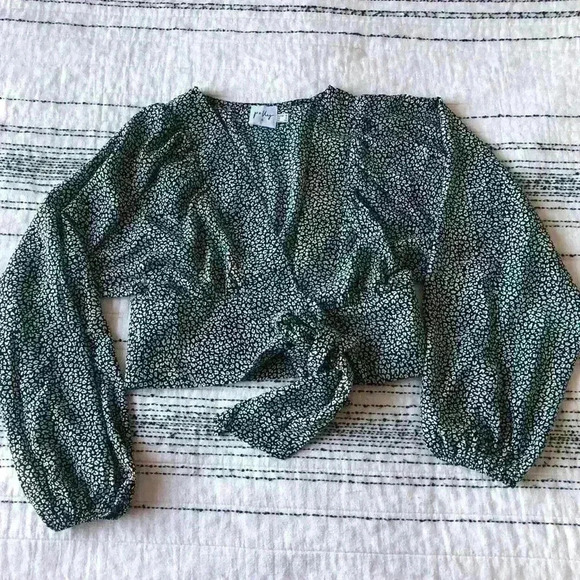 Princess Polly Women’s Mood Wrap Tie Euro Summer Cheetah Animal Print Blouse - Picture 2 of 6